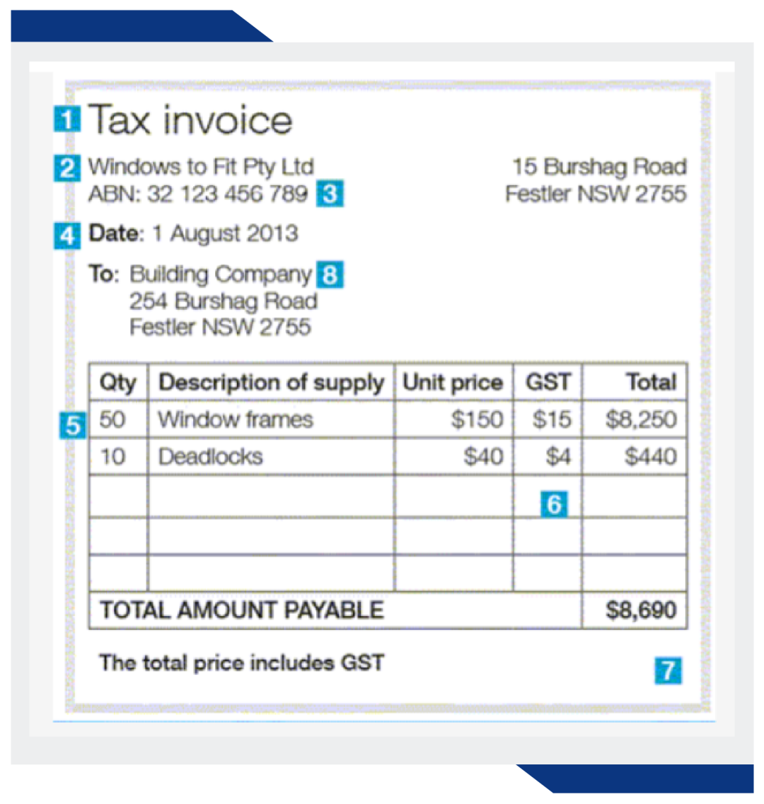 知识贴 | 在澳洲如何开具有效的商业发票（Tax Invoice） - 新闻资讯 - 澳洲中信移民